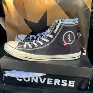 Converse Black and White High-Top Sneakers
